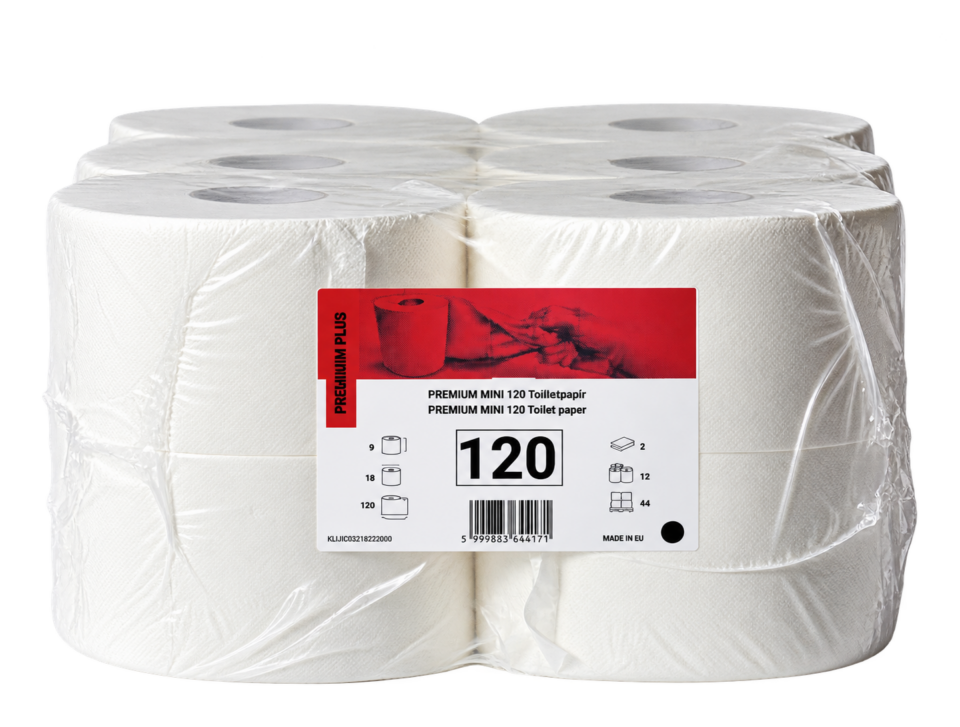 Toalettpapír MINI 120 JUMBO-18120