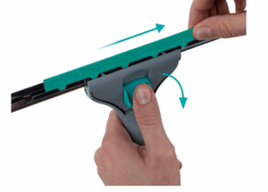 Ablaklehúzó forgatható