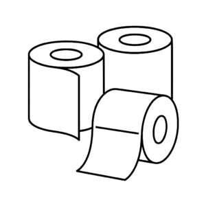 Kistekercses toalettpapír