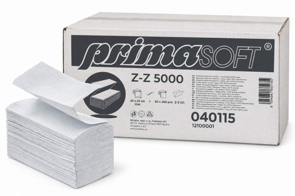 PRIMASOFT Z-Z 5000 hajtogatott papírkéztörlő